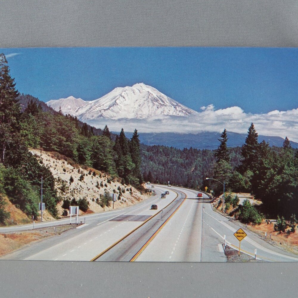 Vintage Postcard - Mount Shasta California - Eastman Studio